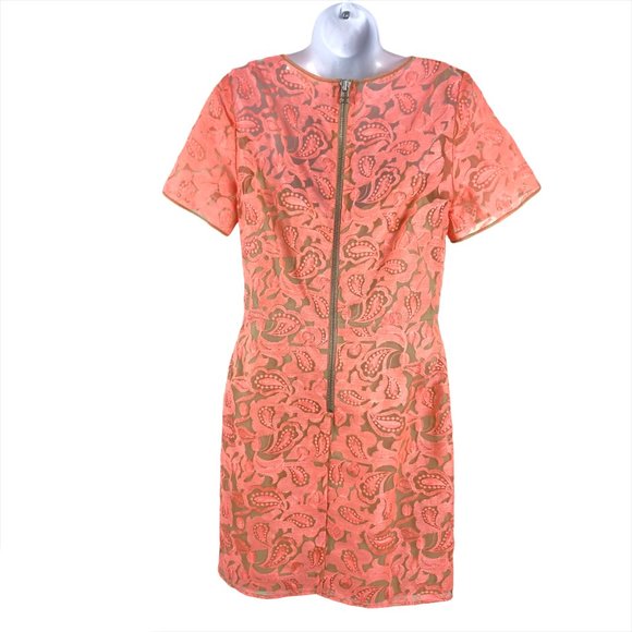 Veronica Beard Shift Dress Lace Floral Embroidered - Picture 6 of 8